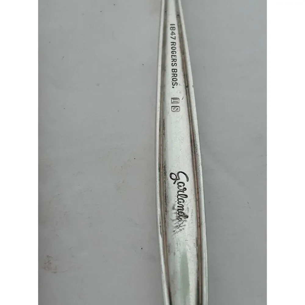 1847 Rogers Bros GARLAND International Silver Plate Flatware 4 Dinner Forks